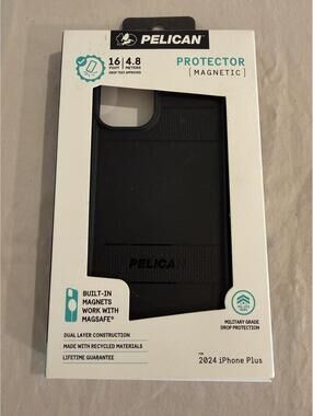 Pelican black case for iPhone 16 Plus